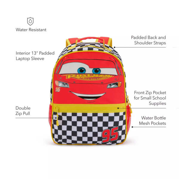 Lightning McQueen Backpack – Cars