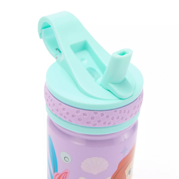 Ariel 14oz. Stainless Steel Water Bottle with Built-In Straw – The Little Mermaid