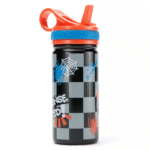 Spider-Man 14oz. Stainless Steel Water Bottle with Built-In Straw