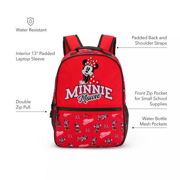 Minnie Mouse Collegiate Backpack