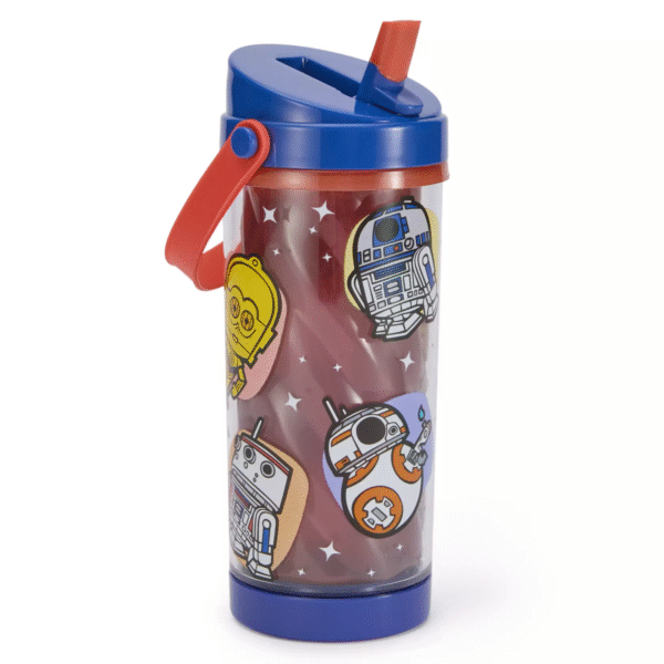 Droids 10 oz. Color-Changing Water Bottle with Built-In Straw and Handle – Star Wars