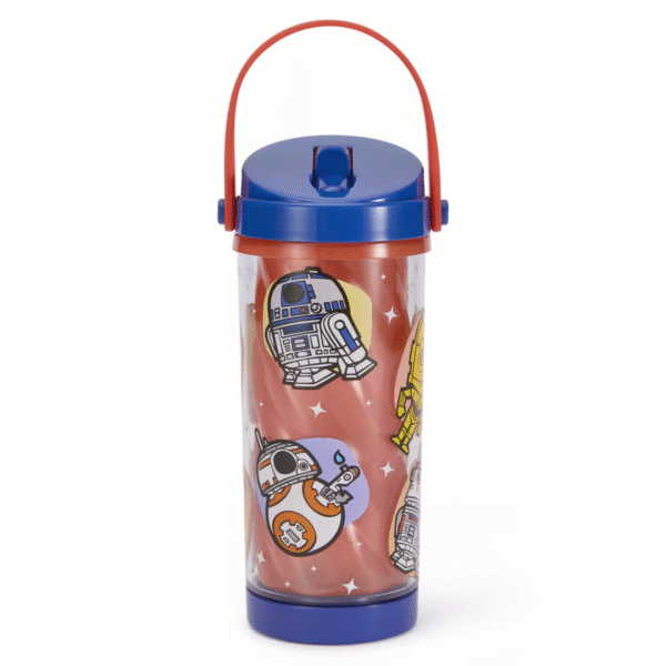 Droids 10 oz. Color-Changing Water Bottle with Built-In Straw and Handle – Star Wars