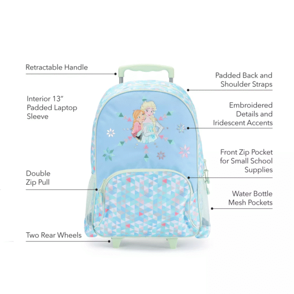 Frozen Rolling Backpack