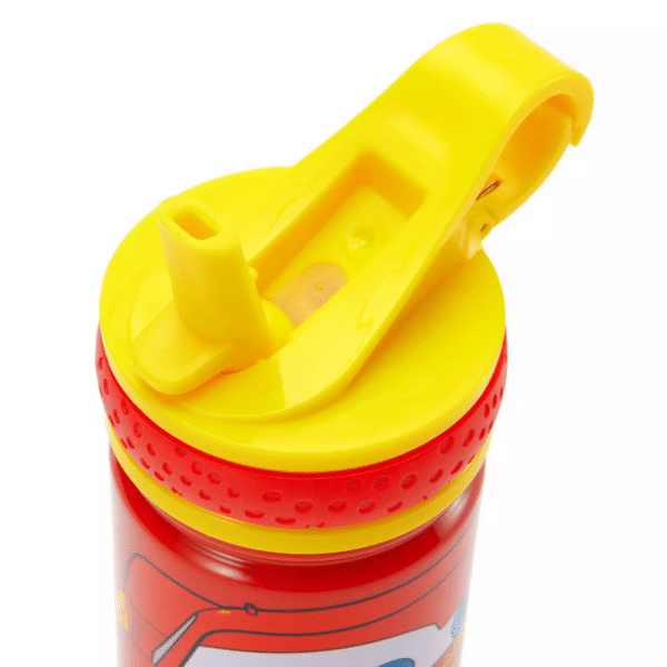 Lightning McQueen 14oz. Stainless Steel Water Bottle with Built-In Straw – Cars