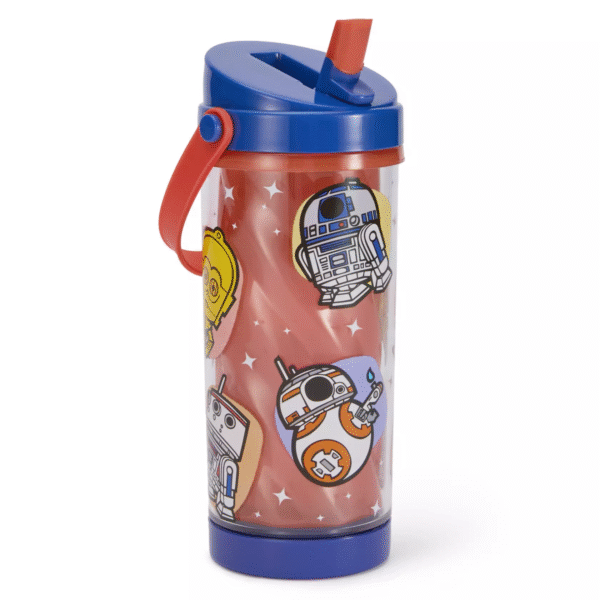 Droids 10 oz. Color-Changing Water Bottle with Built-In Straw and Handle – Star Wars